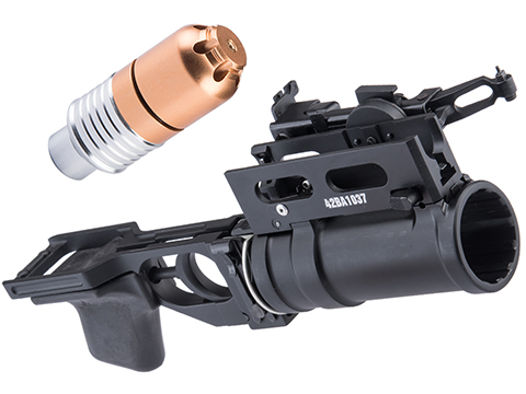 Double Bell GP-25 40mm Grenade Launcher for AK Series Airsoft Rifles w/ Grenade Shell 