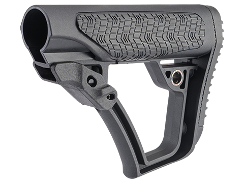 Daniel Defense Collapsible Mil-Spec Buttstock (Color: Black / Concave Pad)