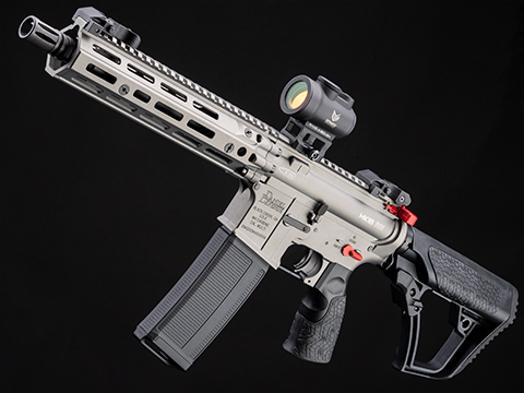 EMG Helios Daniel Defense Licensed MK18 RIII Airsoft AEG Rifle w/ CYMA Platinum Gearbox (Color: Gunmetal Grey / 350 FPS / Gun Only)