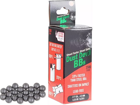 Dust Devil Frangible 4.5mm BBs by Air Venturi - 1500 Rounds