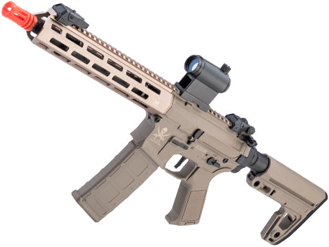 Matrix Calico Jack Polymer M4 Airsoft AEG Rifle w/ M-LOK Handguard & MOSFET (Model: SBR / M4 Stock / Tan)