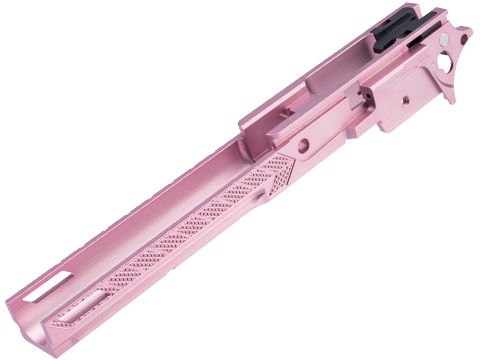 Dr. Black Frame-05 Custom Aluminum Frame for Tokyo Marui Hi-CAPA Gas Blowback Airsoft Pistols (Color: Pink)