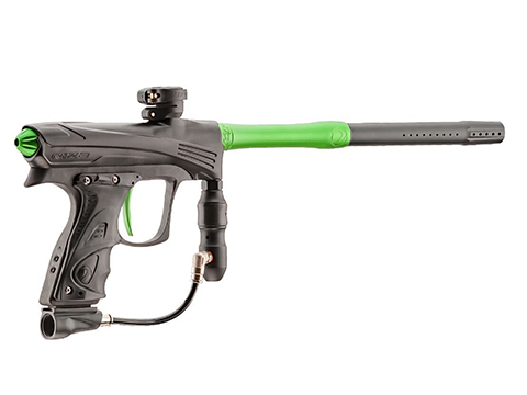 DYE Rize CZR Paintball Marker (Color: Black - Lime)