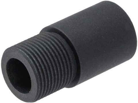 Matrix Aluminum 12mm Positive to 14mm Negative Airsoft Thread Adapter for Umarex MP7 AEG