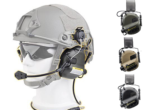 Earmor M32H MOD3 Tactical Communication Hearing Protector for ARC FAST MT Helmets (Color: OD Green)