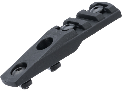 TMC Nylon Fiber Picatinny M-LOK Cantilever Rail Section (Length: 3 Slot / Black)