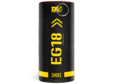 Enola Gaye EG18 High Output Airsoft Wire Pull Large Smoke Grenade (Color: Yellow)