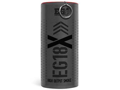 Enola Gaye EG18X Extreme Output Airsoft Wire Pull Large Smoke Grenade (Color: Black)