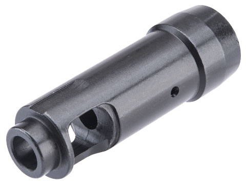 E&L Airsoft 24mm Positive Steel Flash Hider for AK-74N Series Airsoft AEG Rifles