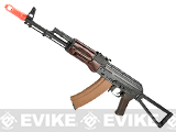 z E&L Airsoft AKS-74N A105 Gen. 2 Full Metal AEG Rifle w/ Real Wood Furniture & Steel Folding Stock