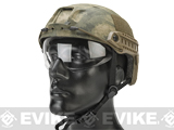 Matrix Basic Base Jump Type Tactical Airsoft Bump Helmet w/ Flip-down Visor (Color: Arid Camo)