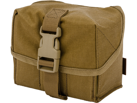 Matrix 40mm M203 Airsoft Grenade Shell Pouch (Color: Coyote Brown)