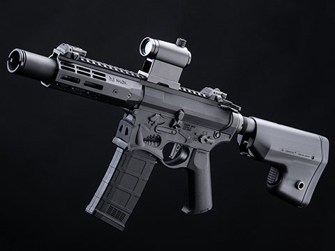 EMG Helios / Sharps Bros Warthog Licensed Polymer Receiver M4 Airsoft AEG Rifle (Model: Black / 7 PDW)