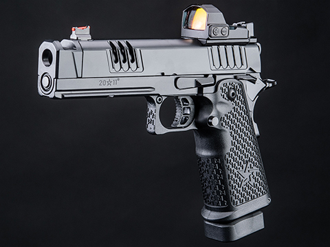 EMG Helios Staccato Licensed XC 2011 Gas Blowback Airsoft Pistol (Model: VIP Grip / CNC / CO2 / Gun Only)