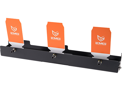 Evike.com ePopper Triple-4 Falling Popper Plate Rack System for Airsoft Training (Color: Orange)