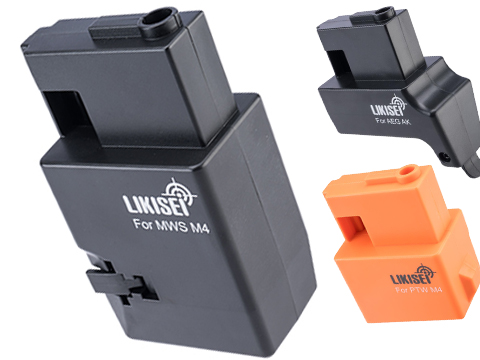 Likisei Odin M12 Sidewinder Adapter for Airsoft Magazines (Color: Black / AK-AEG)