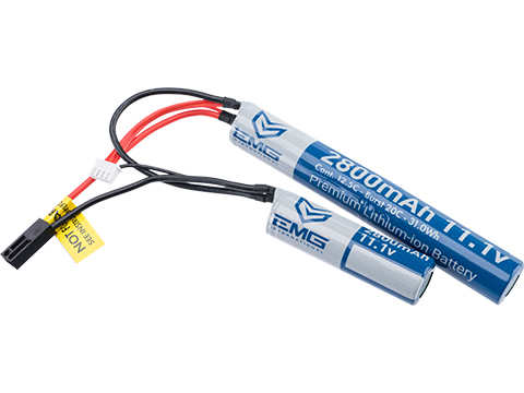 EMG 11.1v High Performance Premium Li-Ion Butterfly Type Airsoft Battery (Model: Standard Deans / 2800mAh)