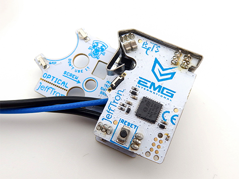 EMG JeffTron Leviathan Airsoft Drop-In Programmable MOSFET Module (Type: V2 Optical / Wired to Stock)