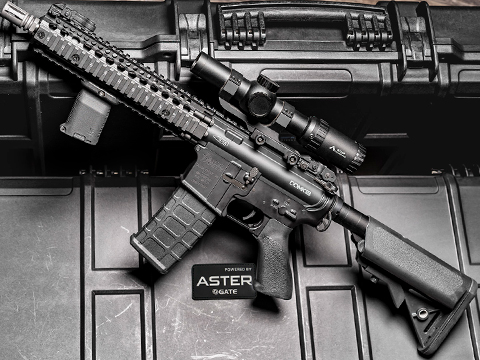 EMG / Daniel Defense Licensed SOPMOD Block II w/ GATE ASTER Programmable MOSFET (Model: Mk18 / Black)