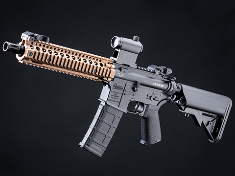 EMG Daniel Defense Licensed DDM4 Airsoft AEG Rifle w/ CYMA Platinum QBS ...