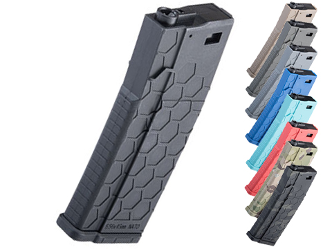 EMG Hexmag Licensed 230rd Polymer Mid-Cap Magazine for M4 / M16 Series Airsoft AEG Rifles (Color: Dark Earth / Single Magazine)