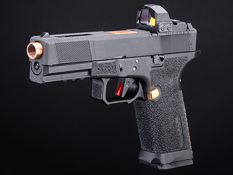 EMG Special Edition SAI BLU w/ EMG CNC Tier One Utility Optic-Cut Slide Airsoft Gas Blowback Pistol