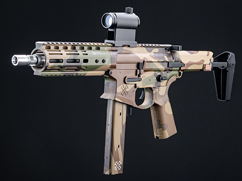 EMG Noveske Space Invader Gen4 Pistol Caliber Carbine Training Weapon (Color: Woodland Camouflage / 8.5)