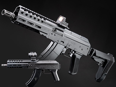 EMG Rifle Dynamics Licensed Quickhatch AK PDW Airsoft AEG by LCT (Model: 400FPS / Gun Only)