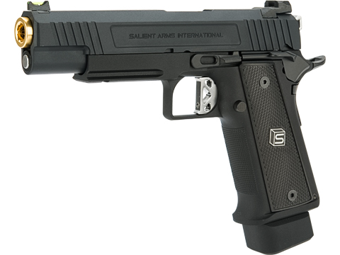 EMG / Salient Arms International 2011 DS 5.1 Full Auto Select Fire GBB Pistol (Color: Black / Green Gas)