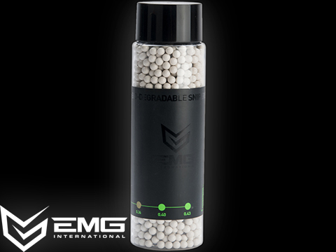 EMG International Match Grade Biodegradable 6mm Airsoft BBs - 2000 Rounds 