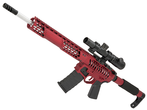 EMG F-1 Firearms BDR-15 3G AR15 2.0 eSilverEdge Full Metal Airsoft AEG Training Rifle (Color: Red / Tron 350 FPS / Gun Only)