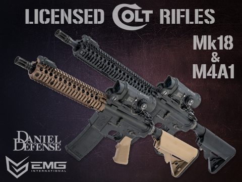 EMG Custom Built Colt Licensed M4 SOPMOD Block 2 Airsoft AEG Rifle with Daniel Defense Rail System 
