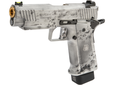 EMG / Salient Arms International 2011 DS Airsoft Training Weapon w/ Custom Cerakote (Model: 4.3 / Distressed Alpine Fury)