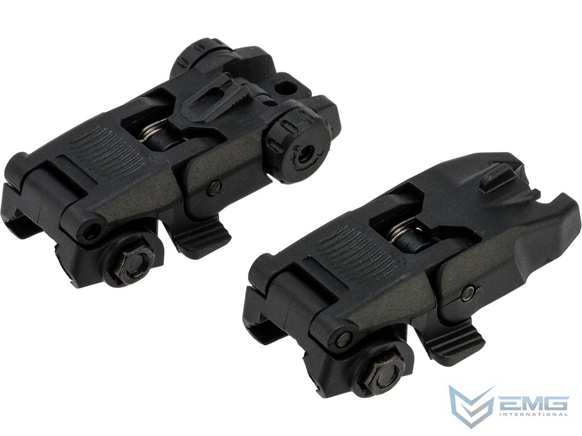 EMG Helios Adaptive Polymer Low Profile Flip-up Backup Iron Sights ...