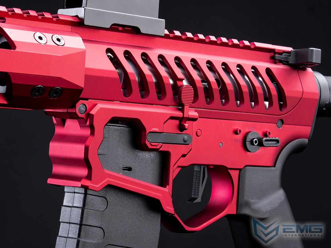 EMG F-1 Firearms SBR Airsoft AEG Training Rifle w/ eSE Electronic Trigger  (Model: Red / Tron 350 FPS), Airsoft Guns, Airsoft Electric Rifles -   Airsoft Superstore