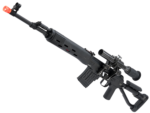 CYMA Standard SVD-S Airsoft AEG Sniper Rifle with Folding Stock (Package: Evike Performance Shop Upgrade Package)