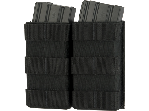 Esstac Double 5.56mm Tall KYWI Magazine Pouch (Color: Black)