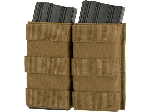 Esstac Double 5.56mm Tall KYWI Magazine Pouch (Color: Coyote)