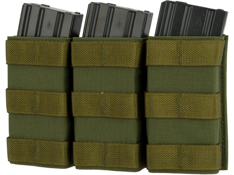 Esstac Triple Tall 5.56mm KYWI Magazine Pouch (Color: OD Green)