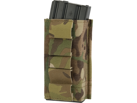 Esstac Single Tall 5.56mm KYWI Magazine Pouch w/ Shotgun Shell Loops (Color: Multicam)