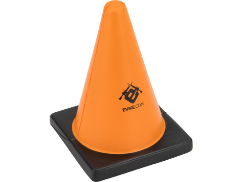 The Evike.com Orange Cone - Foam Interactive Target Stress Relief / Shooting Drill Marker