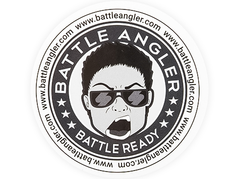 Battle Angler Battle Ready Sticker (Size: 3 x 3 Circle)
