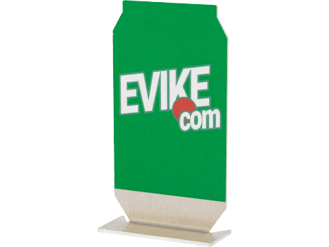 Evike.com ePopper Practical Shooting Popper Targets (Model: Evike Green Soda Logo / x1)