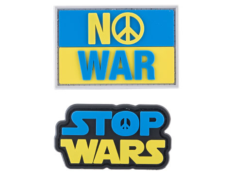 Evike.com Anti War PVC Morale Patch Set