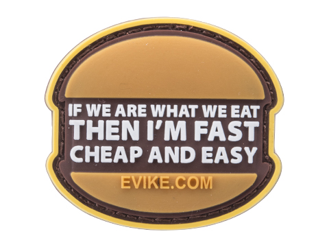 Evike.com Hamburger PVC Morale Patch