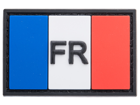 Matrix France PVC Flag Patch w/ Country Code