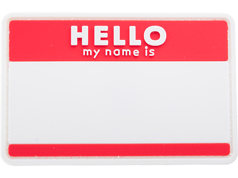 Matrix Hello, My Name Is PVC Morale Patch