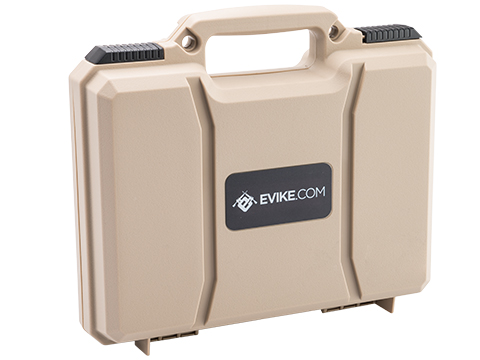 Evike.com Stackable Pistol Case w/ Padded Foam Interior (Color: Tan)