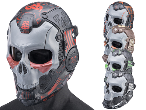 Evike.com RLUX Fiberglass Danger Cyberskull Full Face Mask 