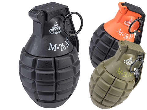 6mmProShop M26A2 Airsoft Mechanical BB Shower Simulation Hand Grenade (Color: Green)